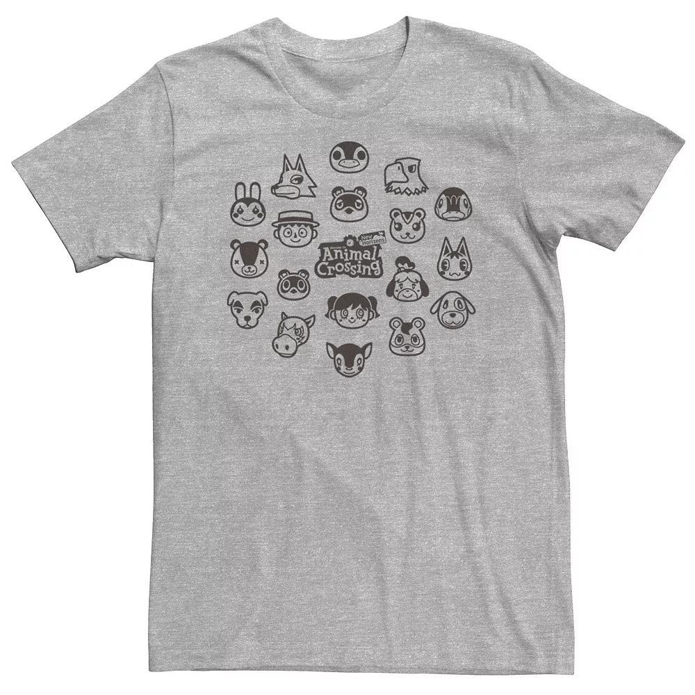 Big & Tall Animal Crossing New Horizons Group Shot Villagers Tee, Men's,  Product Image