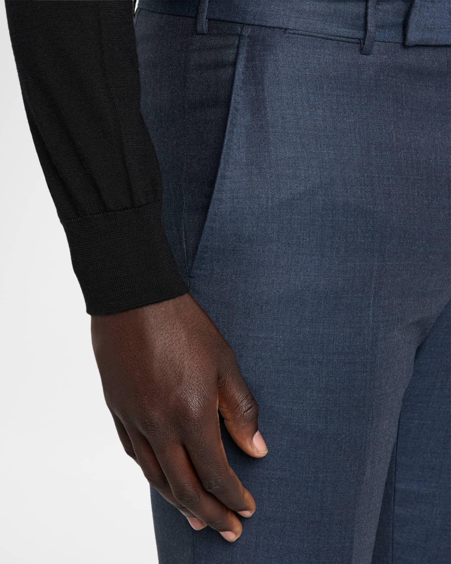 Men's Wool Sharkskin Modern Fit Trousers Product Image