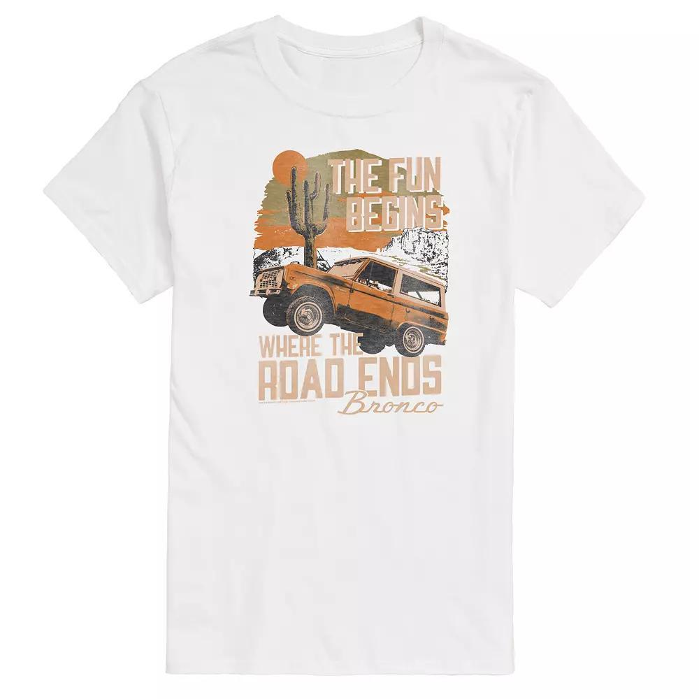 Big & Tall Ford Bronco Fun Graphic Tee, Men's,  Product Image