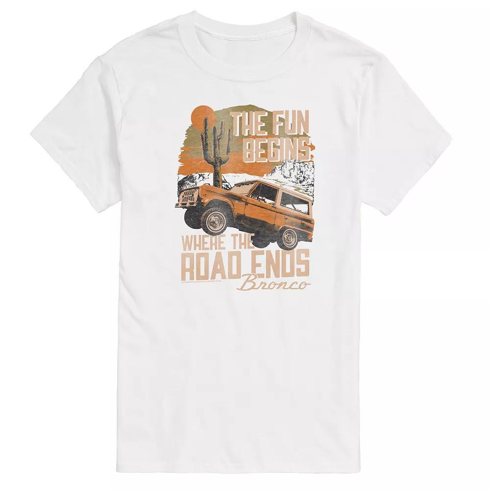 Big & Tall Ford Bronco Fun Graphic Tee, Men's,  Product Image