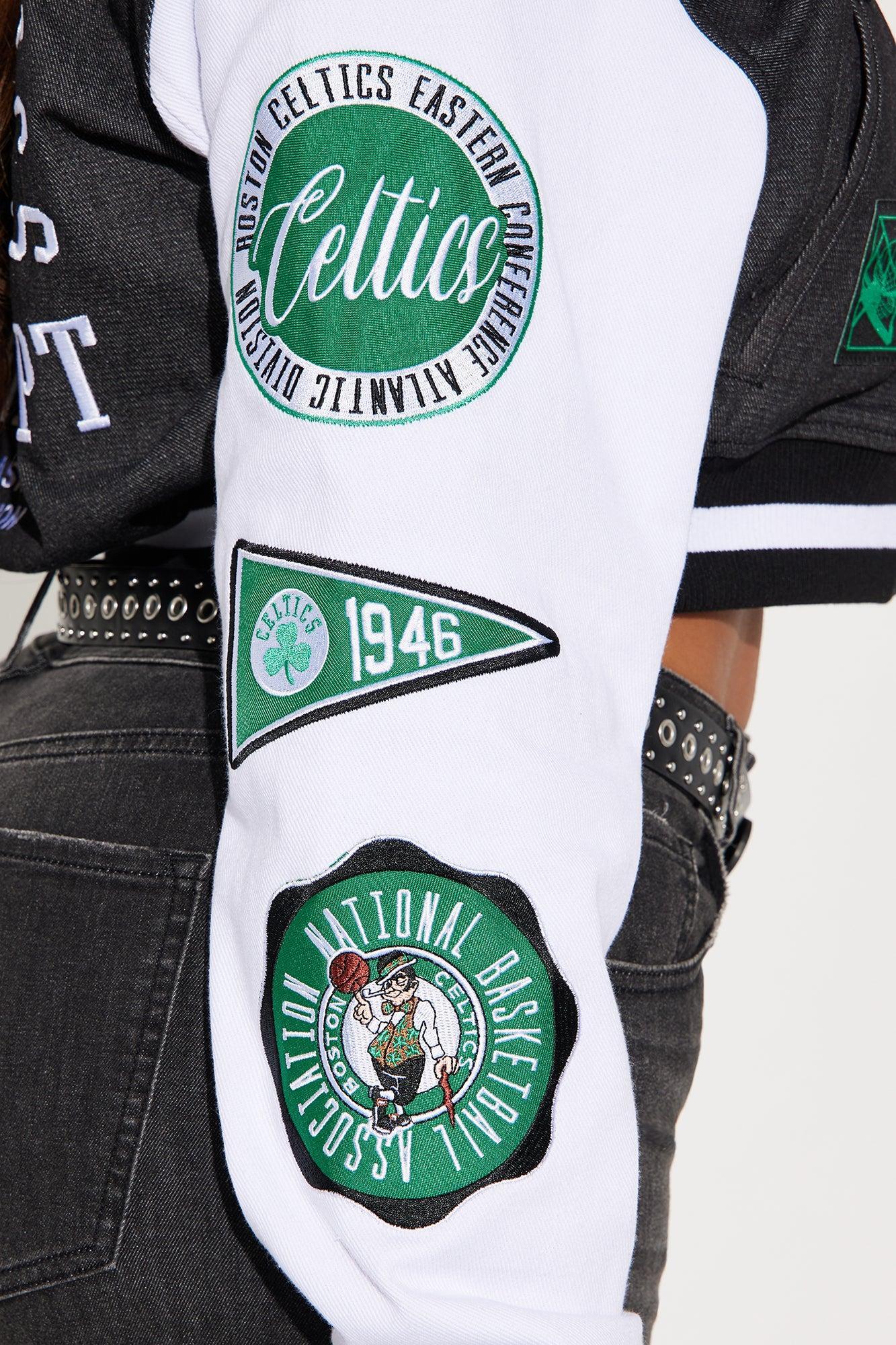 Celtics Home Game Jacket - Black Wash Product Image