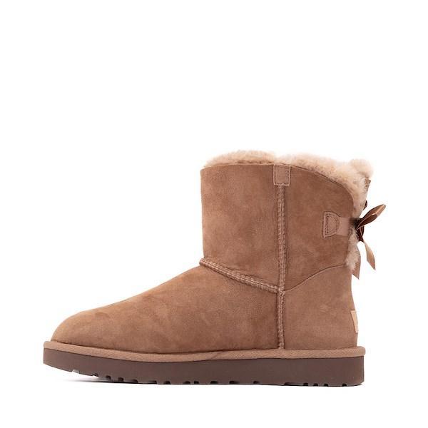 Womens UGG® Mini Bailey Bow II Boot - Rocky Oak Product Image