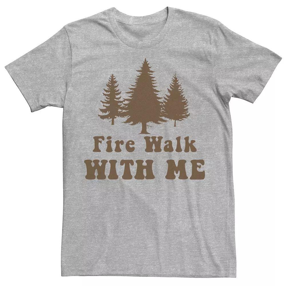 Men's Twin Peaks 70's Style Bold Stack Fire Walk Tee,  Product Image