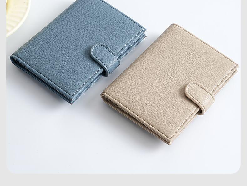 Faux Leather Short Wallet Product Image