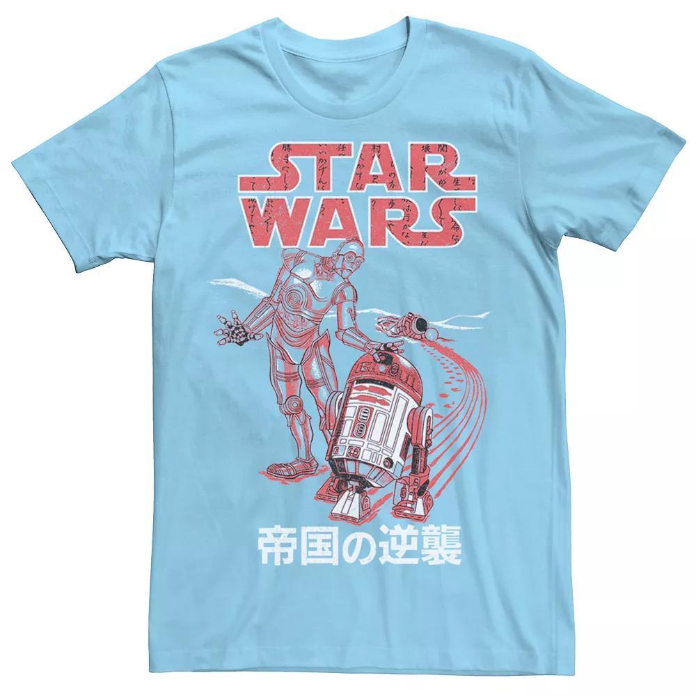 Men's Star Wars Droids In The Desert Tee, Size: Medium, Light Blue Product Image