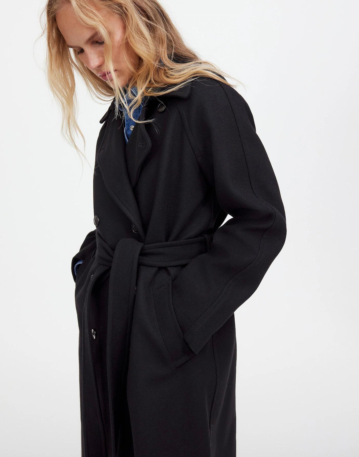 Double-Breasted Trench Coat Product Image
