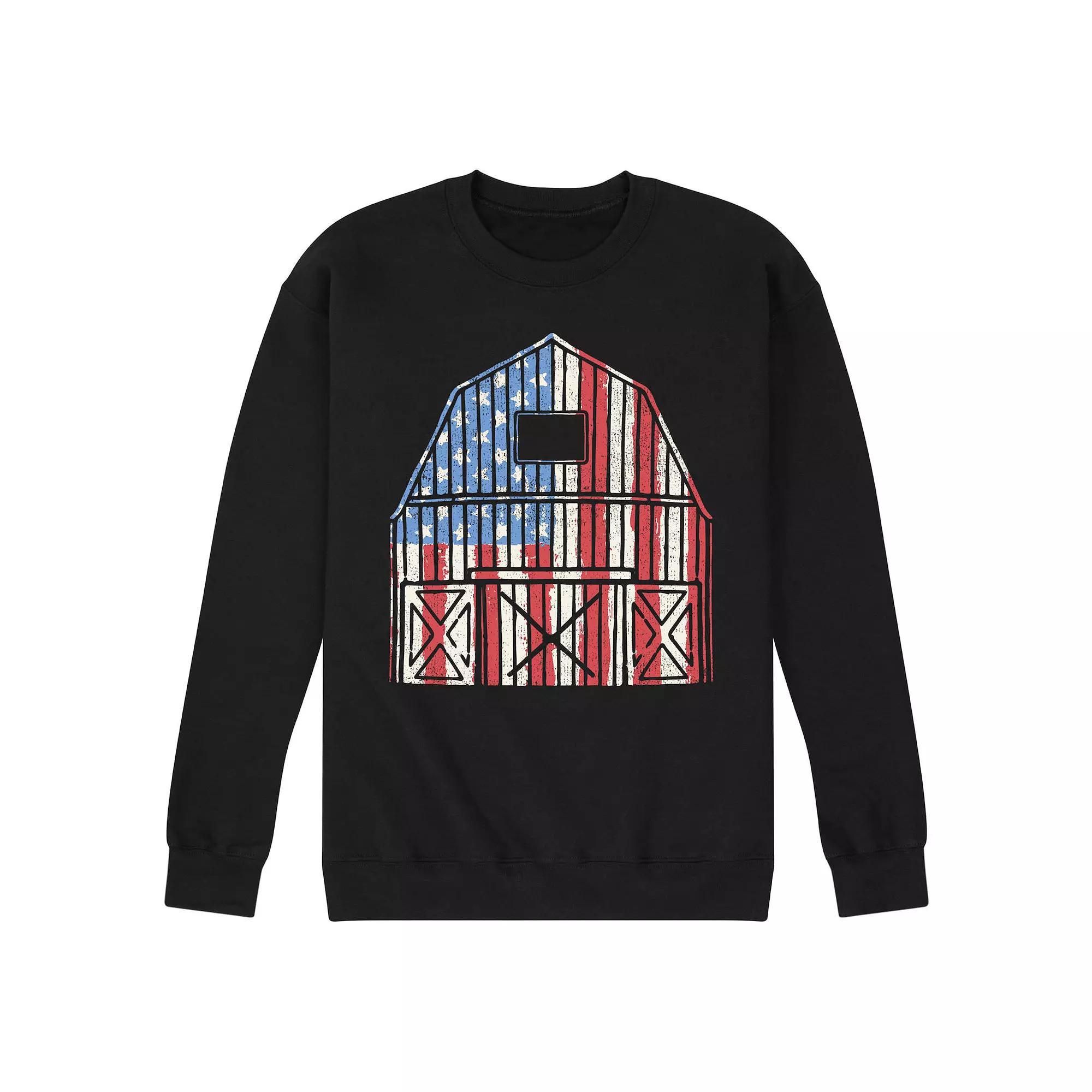 Men's USA Barn Fleece Sweatshirt,  Product Image