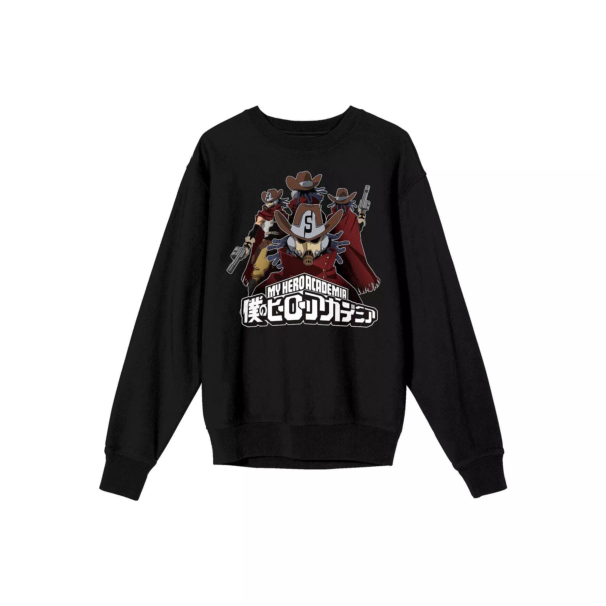 Men's My Hero Academia Snipe Poses Long Sleeve Tee, Size: Large, Black Product Image