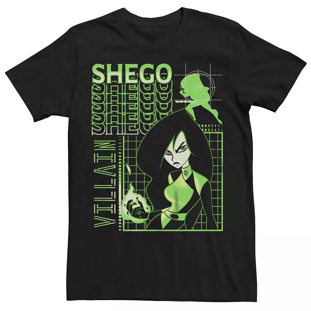 Men's Disney's Kim Possible Villain Shego Spy Techware Tee, Size: Large, Black Product Image