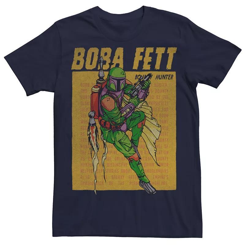 Men's Star Wars Boba Fett Jet Pack Tee, Size: Small, Blue Product Image