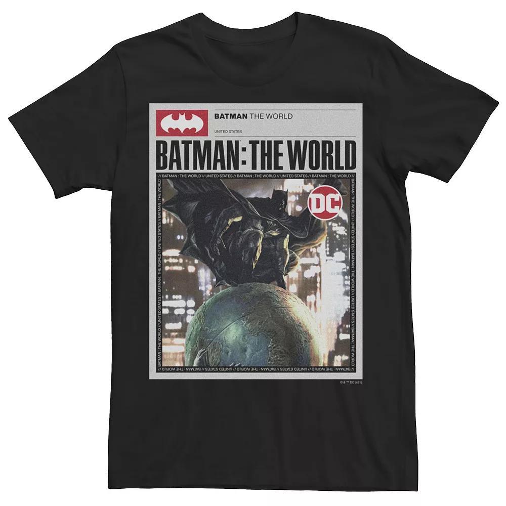 Men's Batman: The World Germany Red Bat Logo Tee, Boy's,  Product Image