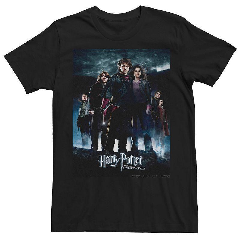 Mens Harry Potter Goblet Of Fire Group Movie Poster Graphic Tee Product Image