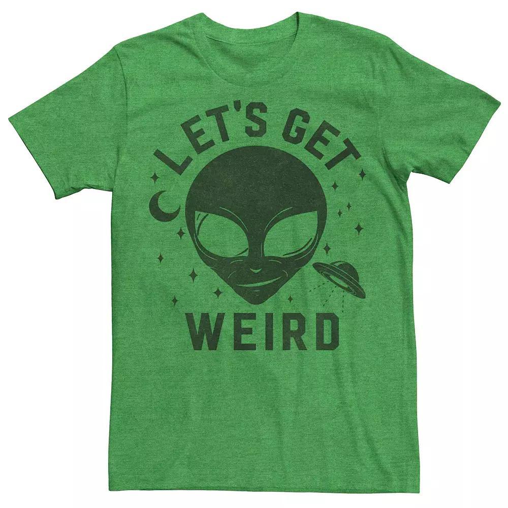 Men's Lets Get Weird Alien Tee,  Product Image