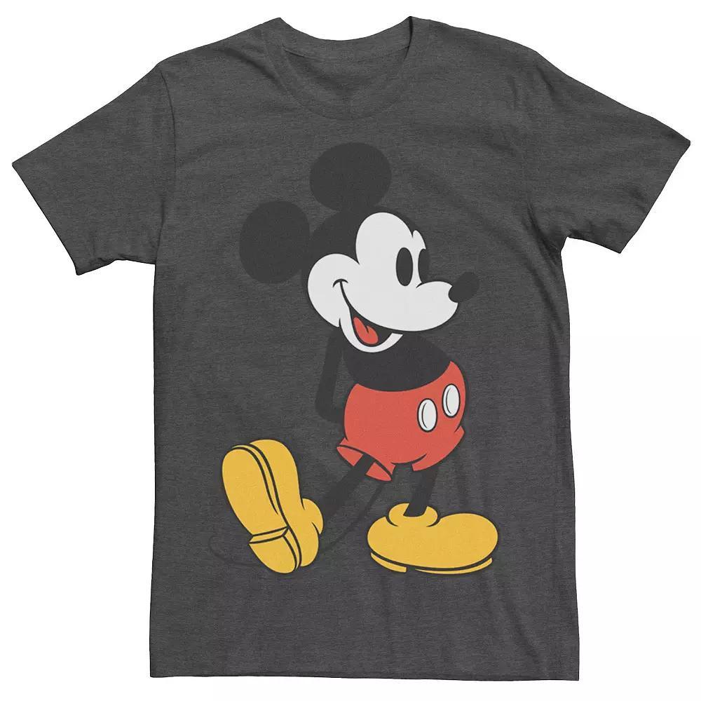 Big & Tall Men's Disney Mickey Mouse Vintage Leg Kick Tee,  Product Image