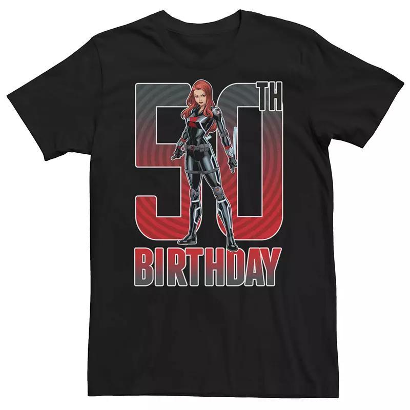 Men's Marvel Black Widow 50th Birthday Tee,  Product Image