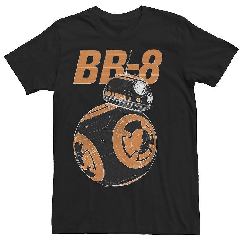 Men's Star Wars BB-8 Tee, Size: 3XL, Black Product Image