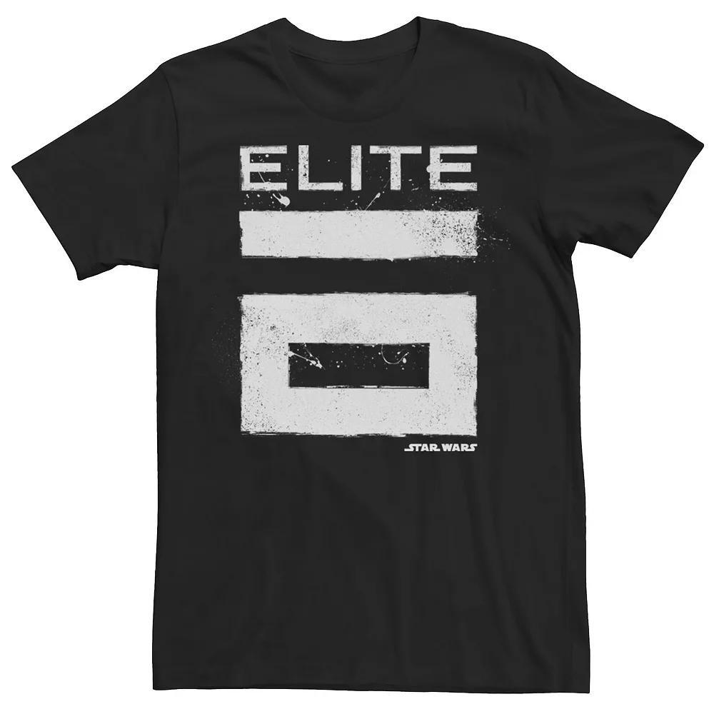 Men's Star Wars Rogue One Elite 6 Grunge Logo Tee, Size: Large, Black Product Image