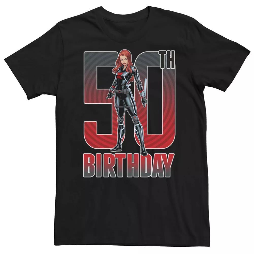 Men's Marvel Black Widow 50th Birthday Tee,  Product Image