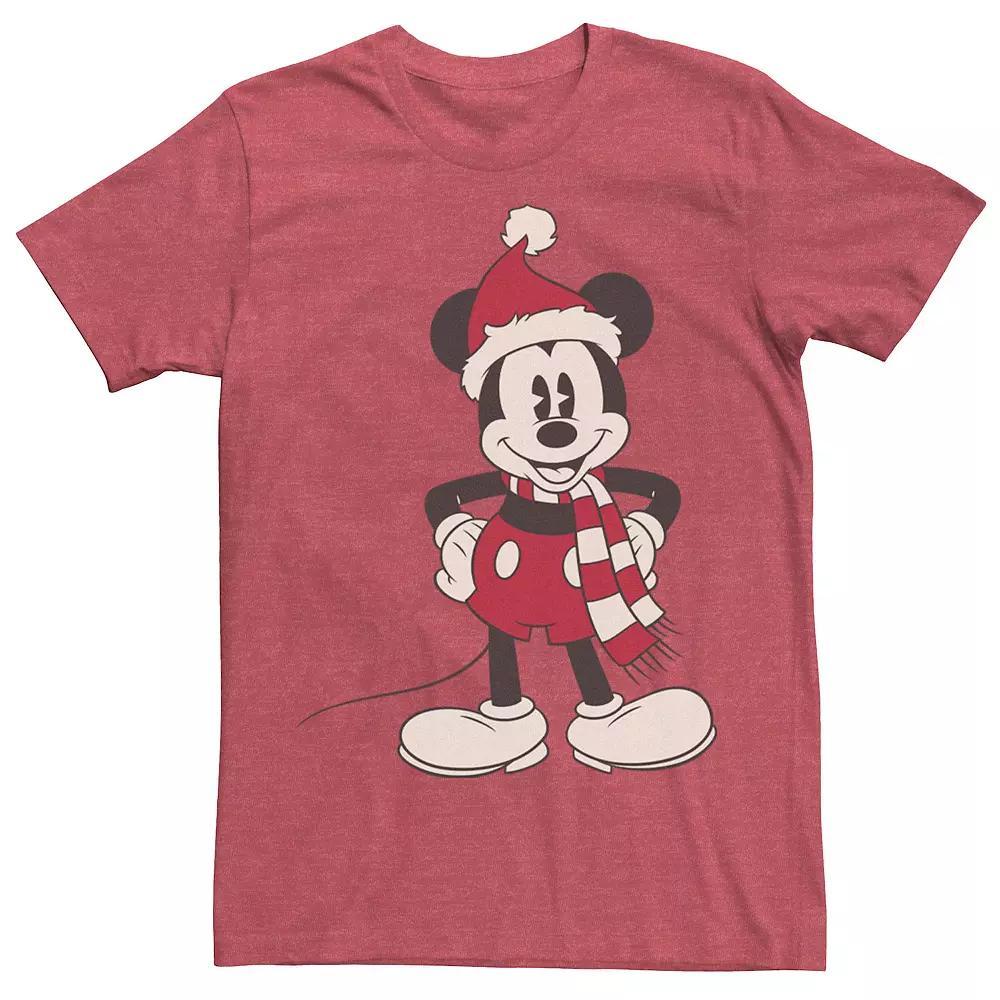 Disney's Mickey Mouse Classic Christmas Portrait Men's Tee,  Product Image
