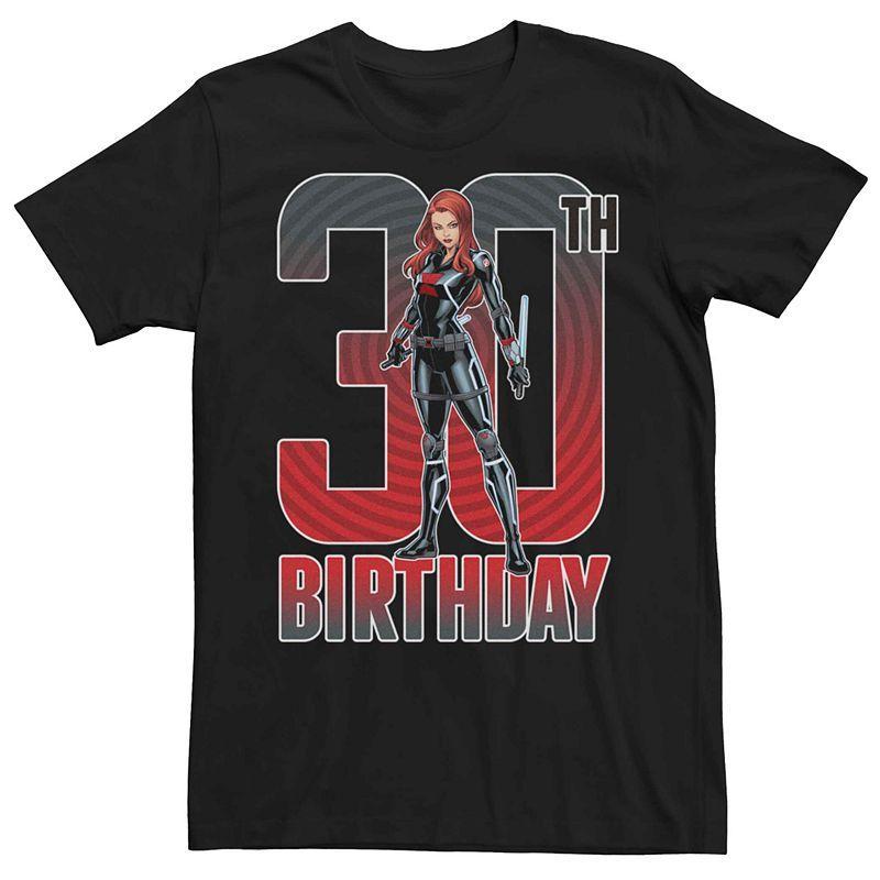Men's Marvel Black Widow 30th Birthday Tee,  Product Image