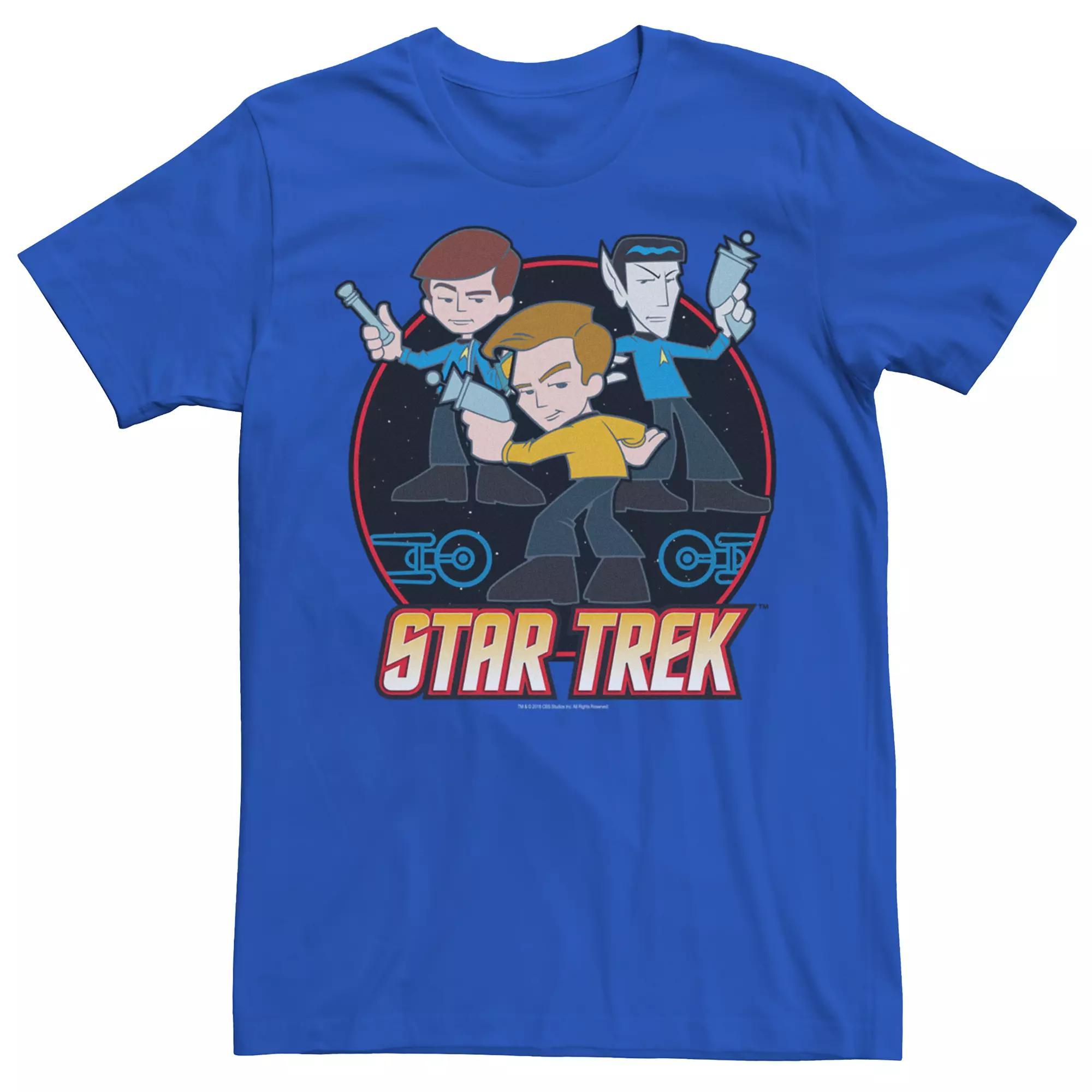 Men's Star Trek Cartoon Tee,  Product Image