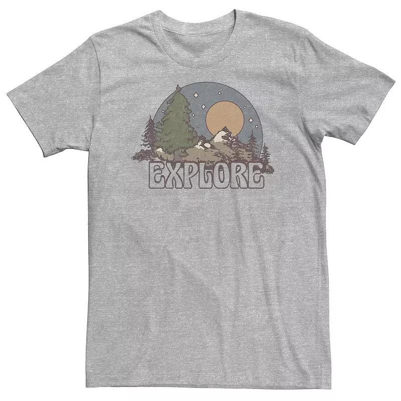 Big & Tall Trendy Explore Outdoors Graphic Tee, Men's,  Product Image