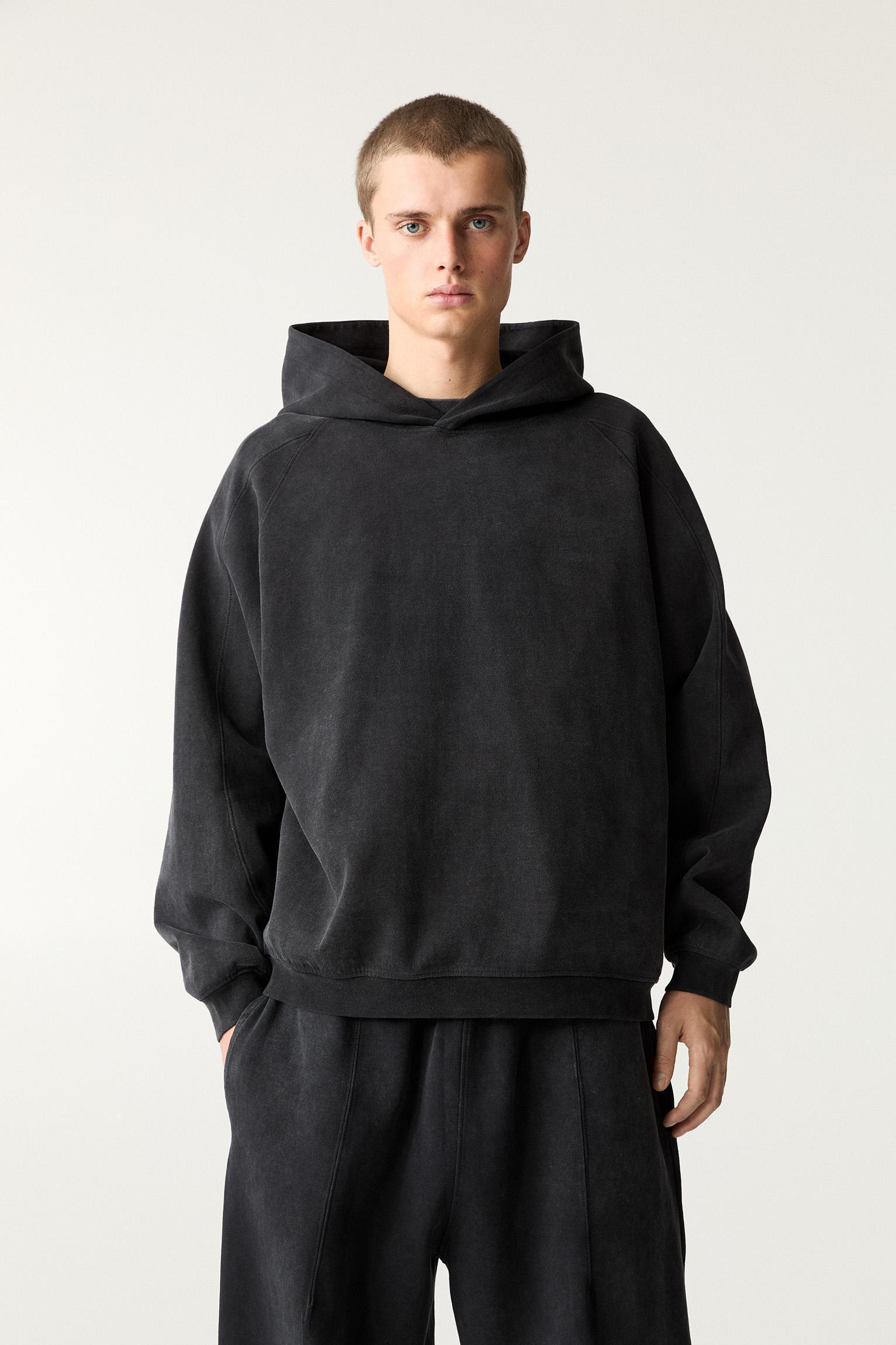 Faded interlock hoodie Product Image