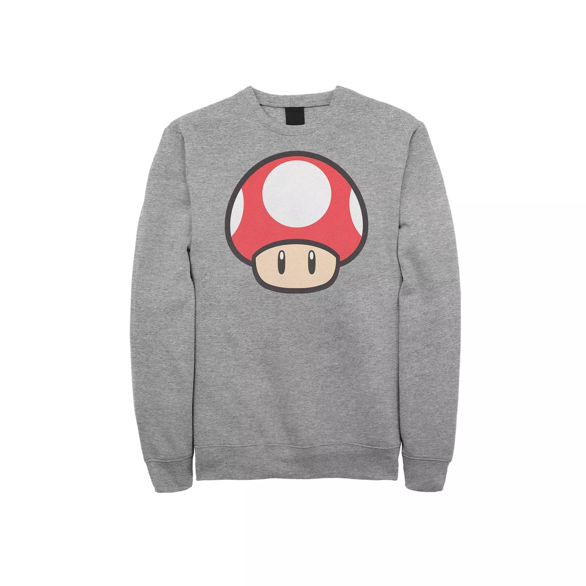 Men's Nintendo Mushroom Power Up Sweatshirt,  Product Image