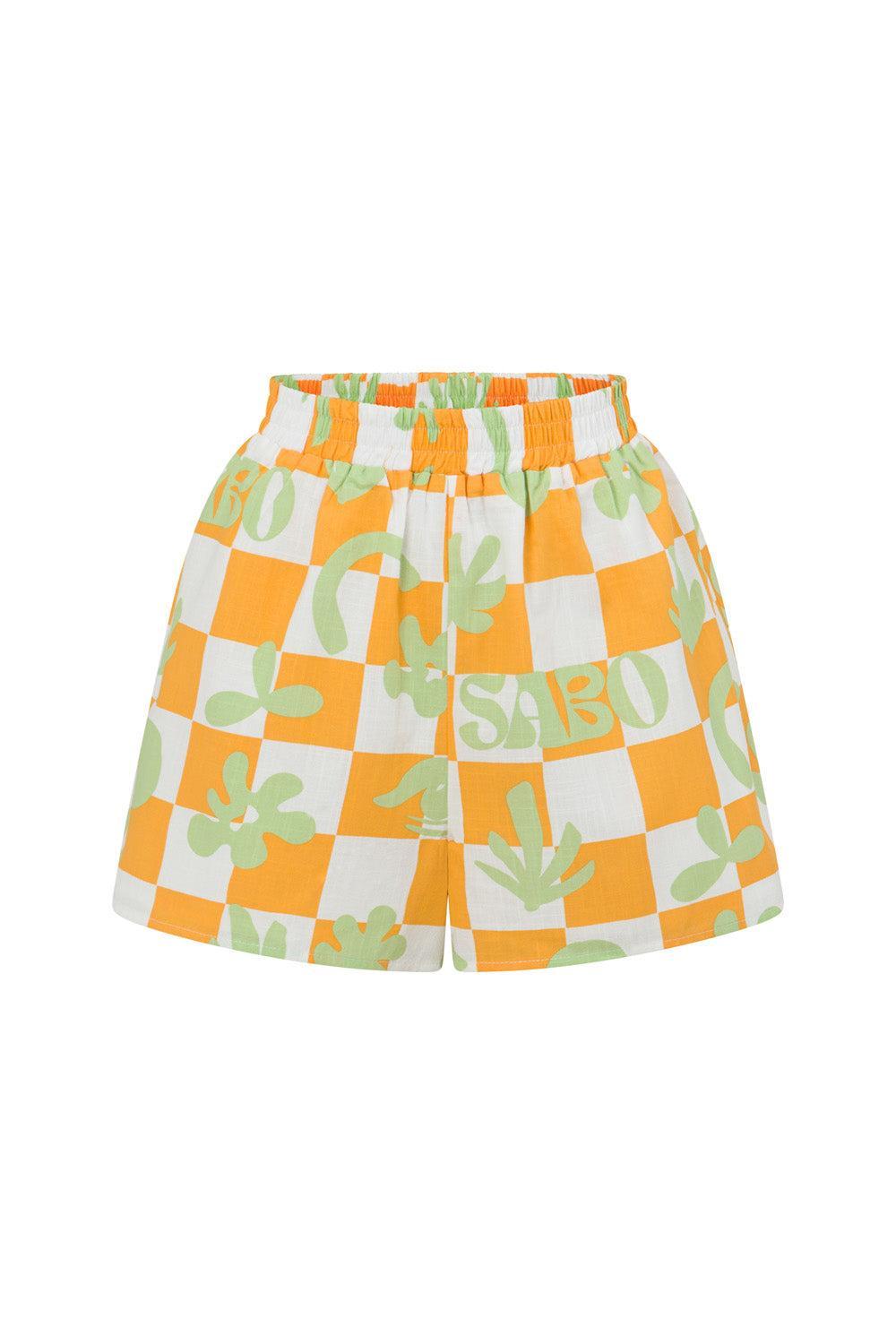 Seona Top - Sabo Checkerboard Product Image