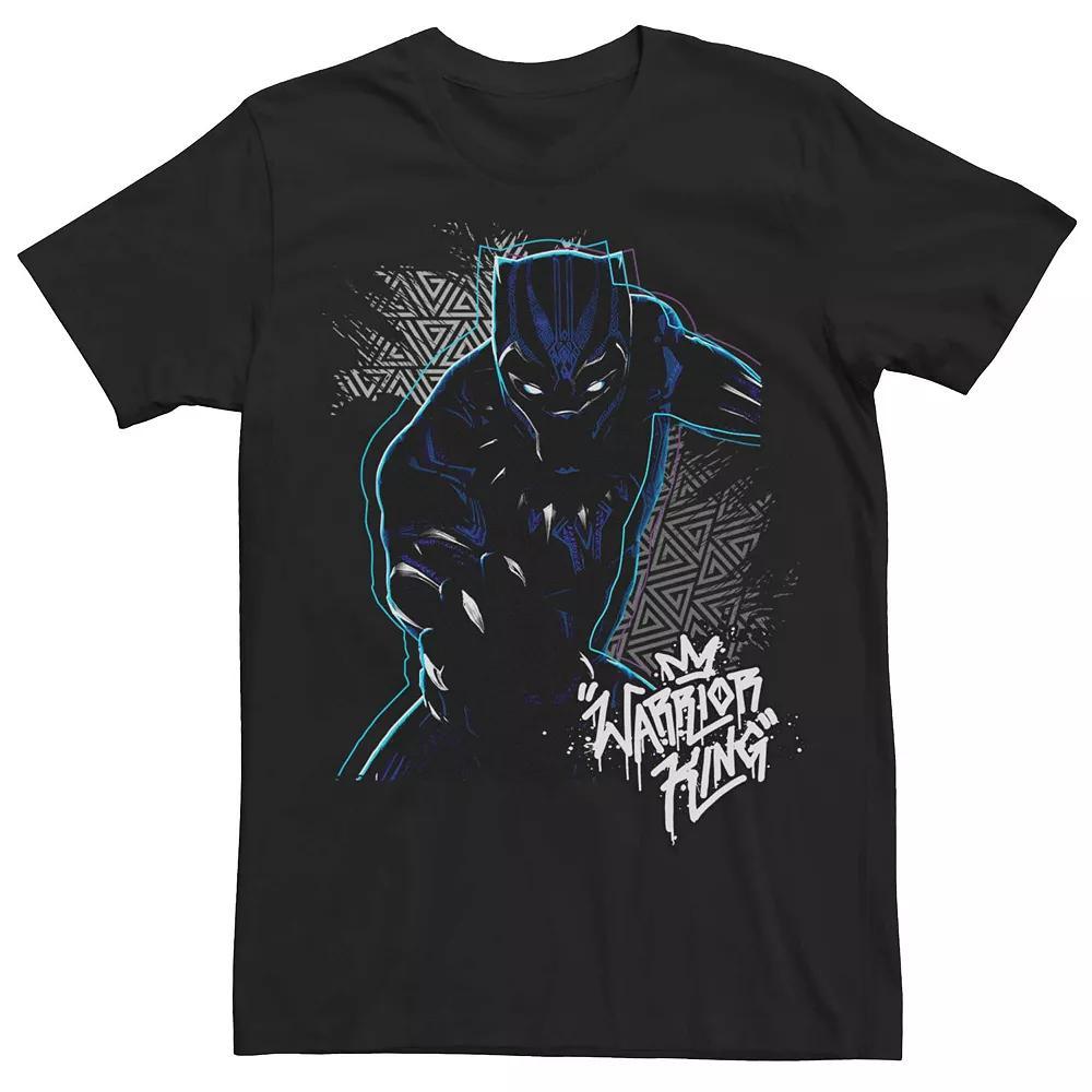 Men's Marvel Black Panther Warrior King Portrait Tee, Size: Large Product Image
