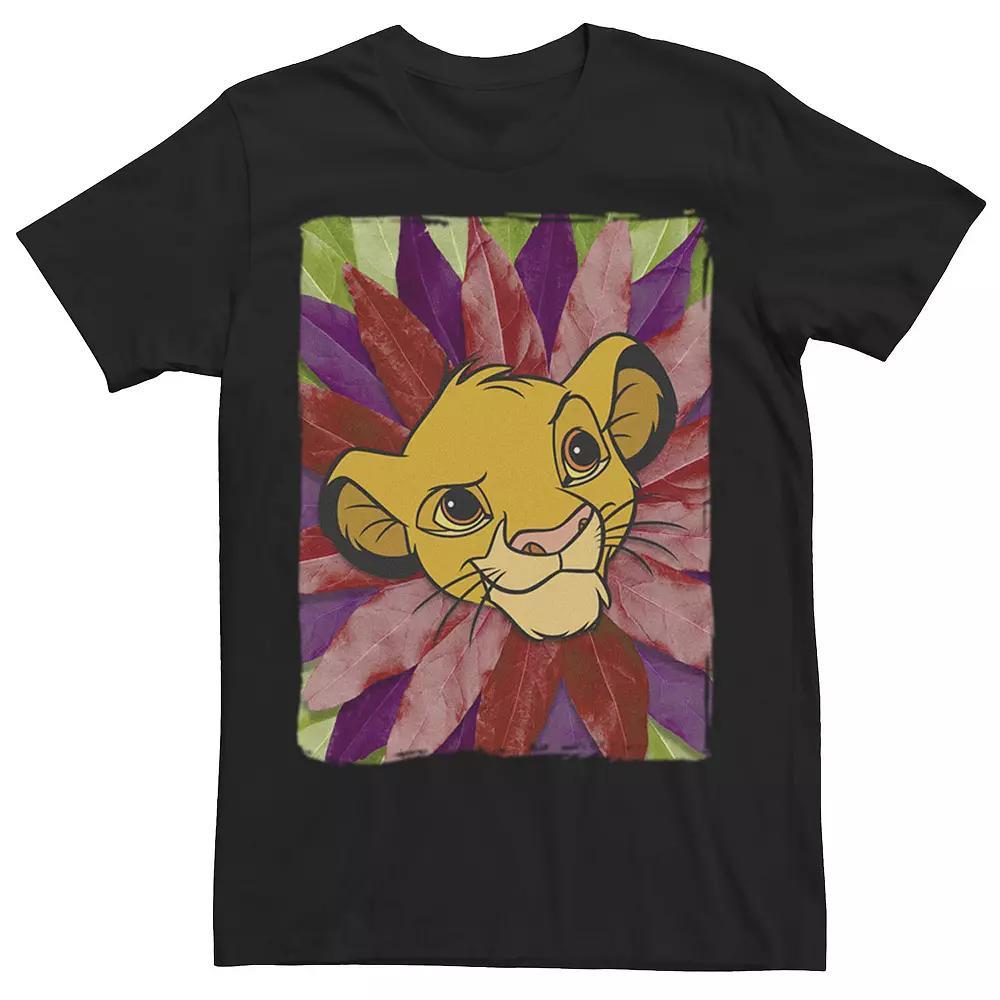 Men's Disney's The Lion King Kid Simba With A Leaf Mane Tee,  Product Image