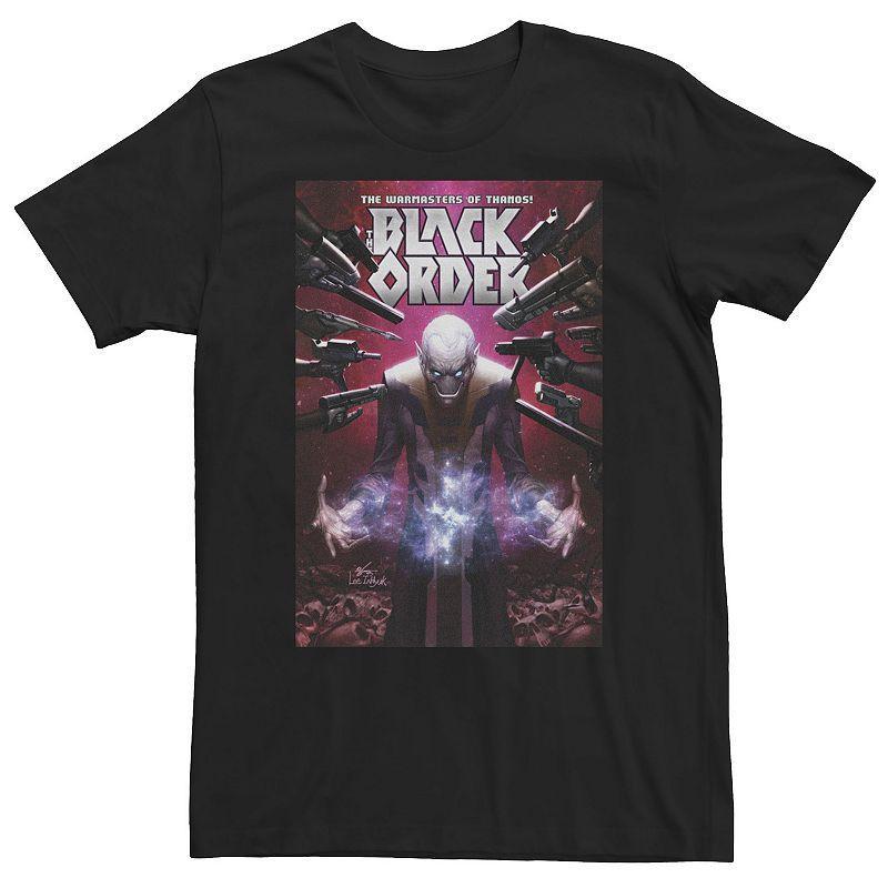 Big & Tall Marvel Comixology Black Order Ebony Maw Comic Book Cover Tee, Men's, Size: Large Tall Product Image