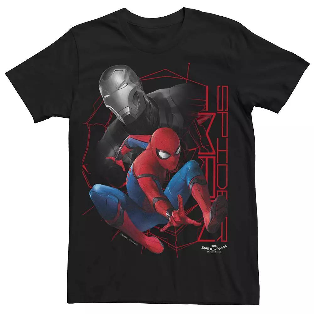 Men's Marvel's Spider-Man Iron Man Team Work Tee,  Product Image