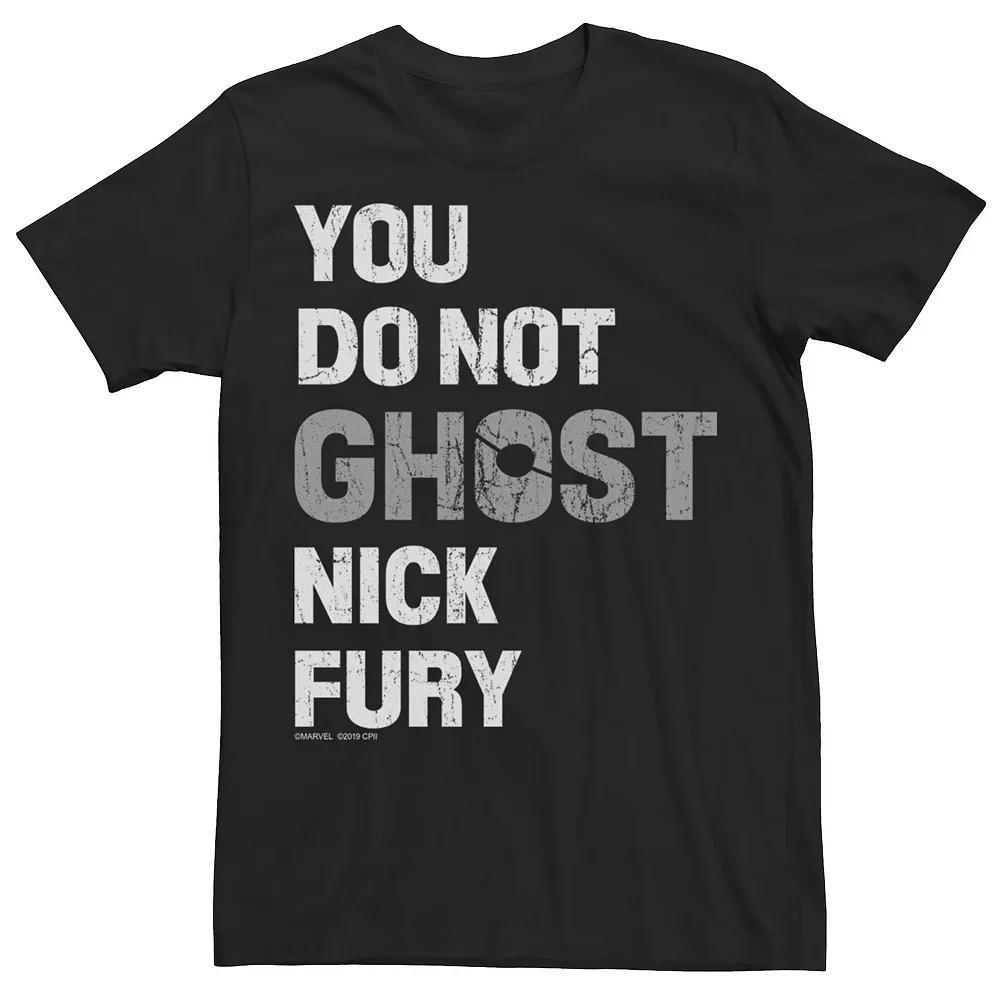 Men's Marvel Spider-Man Far From Home You Do Not Ghost Nick Fury Graphic Tee,  Product Image