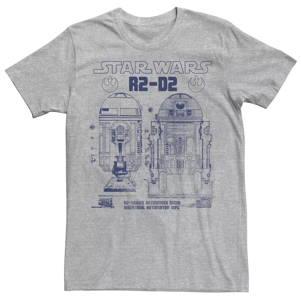 Men's Star Wars R2-D2 Astromech Droid Schematic Tee,  Product Image