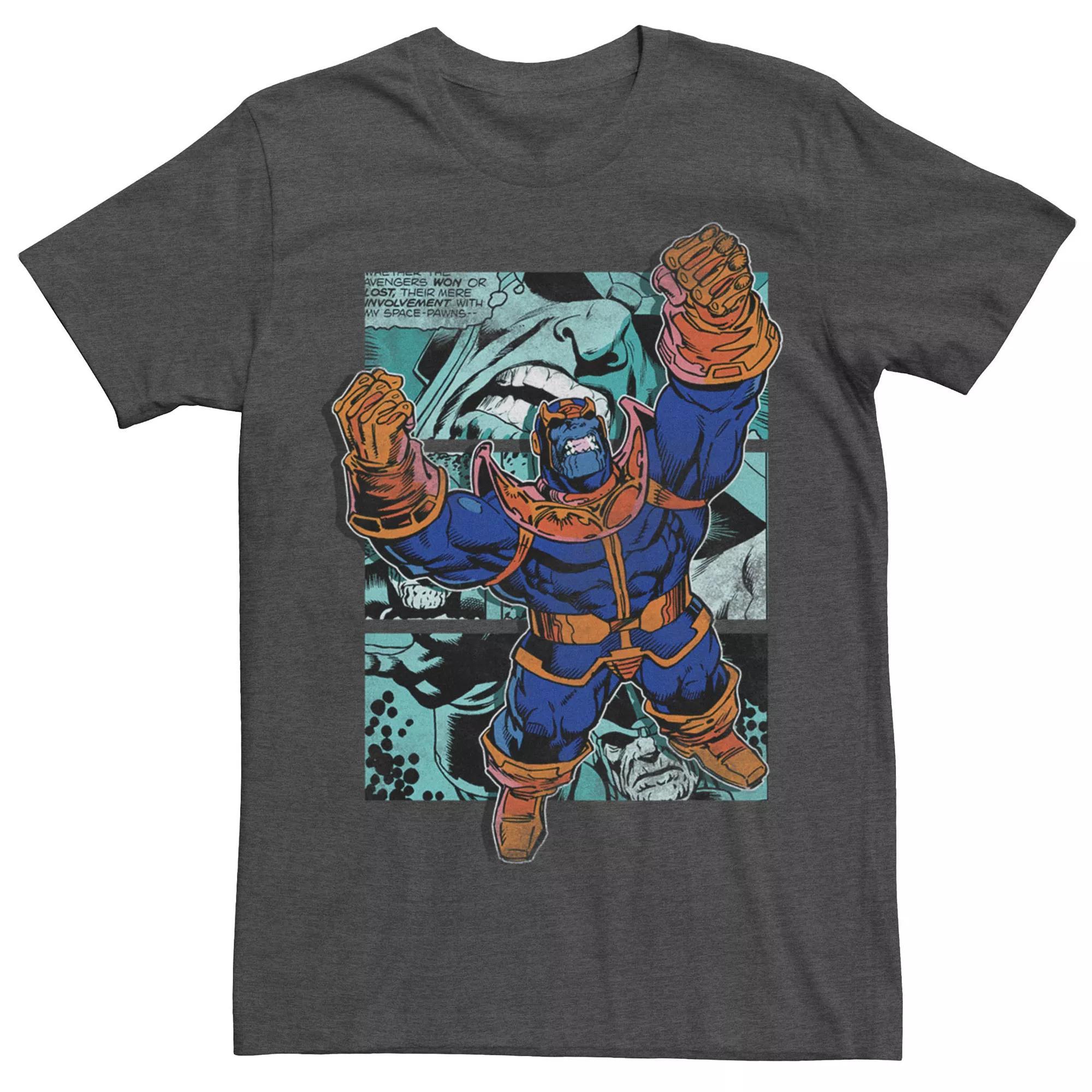 Men's Marvel Thanos Panel Graphic Tee,  Product Image