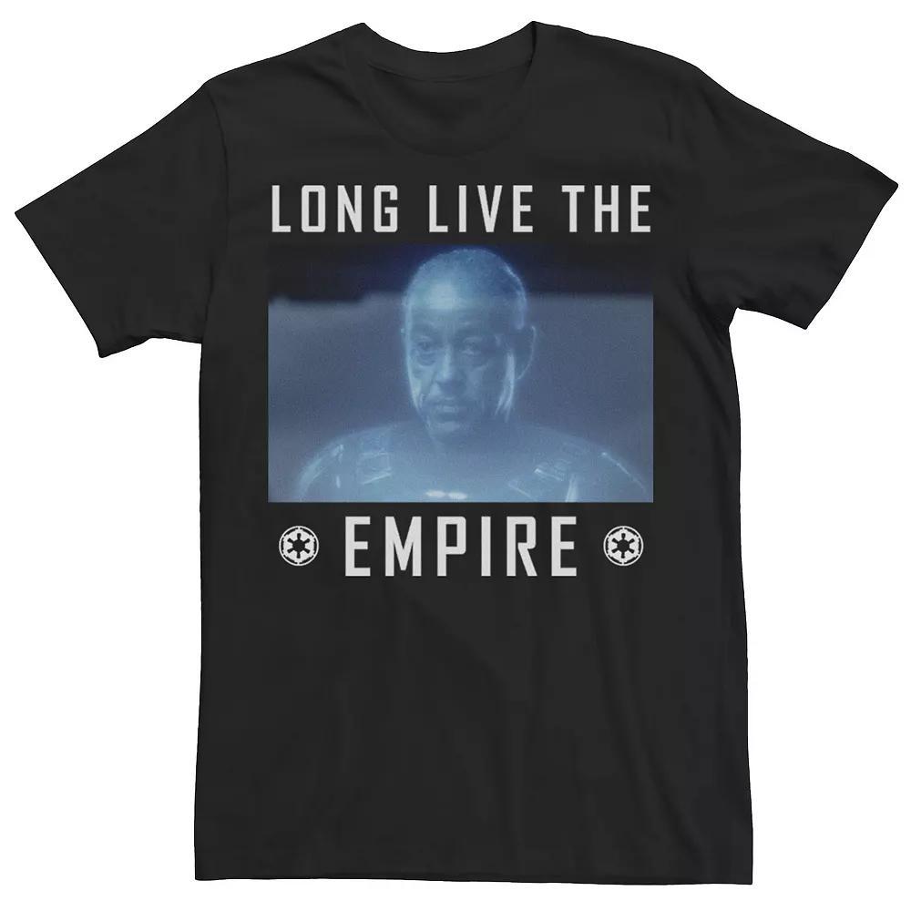 Men's Star Wars: The Mandalorian Moff Gideon Long Live The Empire Tee, Size: XXL, Black Product Image