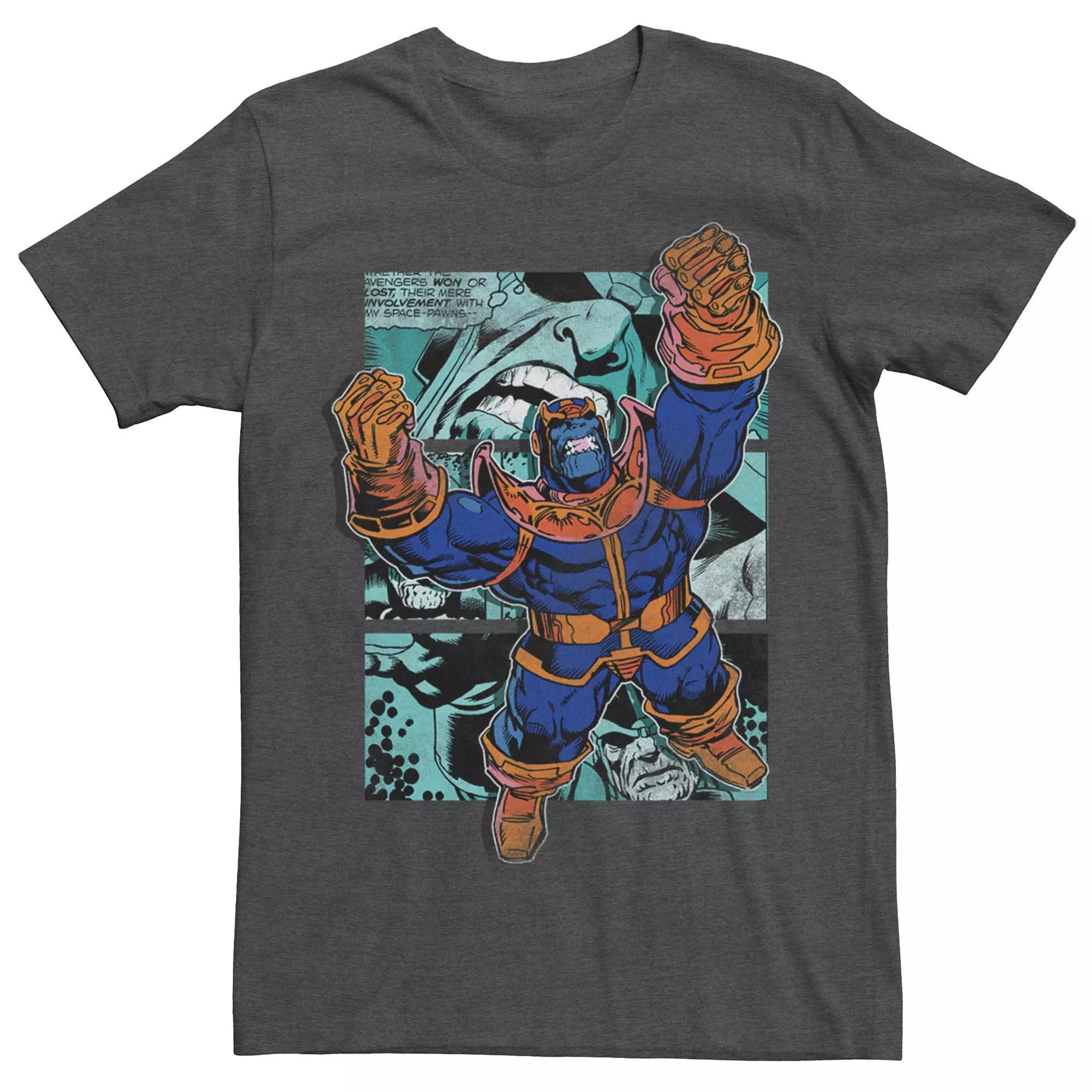 Men's Marvel Thanos Panel Graphic Tee,  Product Image
