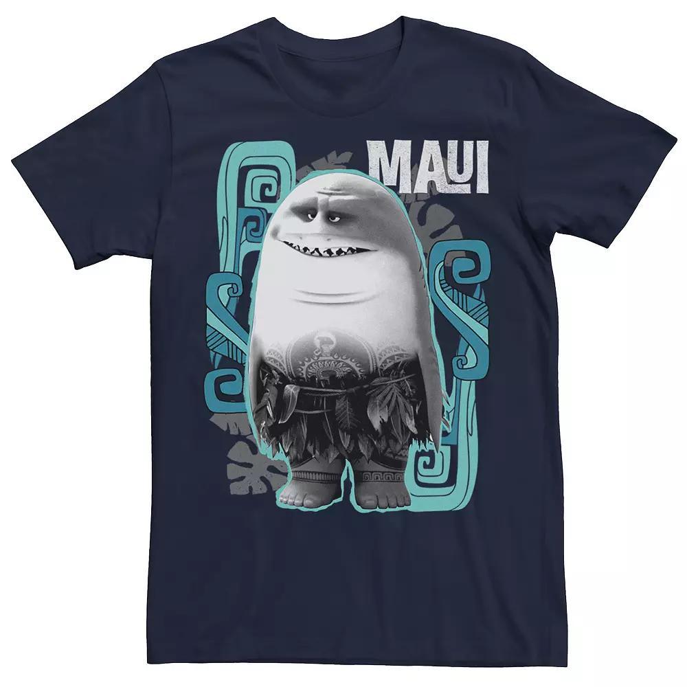 Disney's Moana Men's Shark Maui Graphic Tee, Size: XL, Blue Product Image