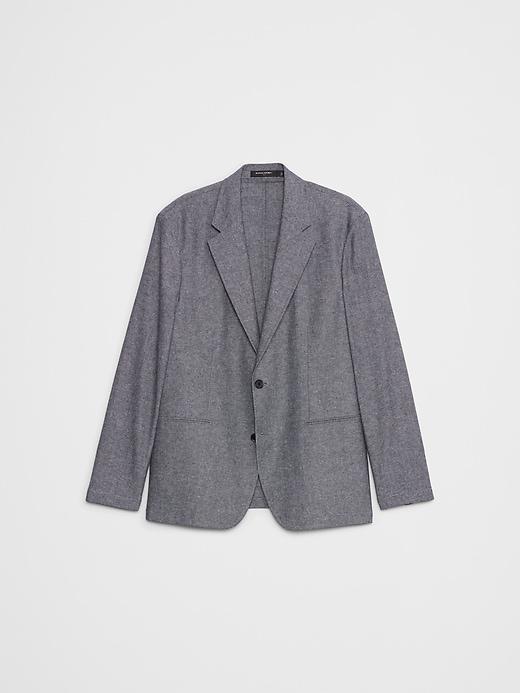 Tailored-Fit Linen-Blend Twill Jacket Product Image