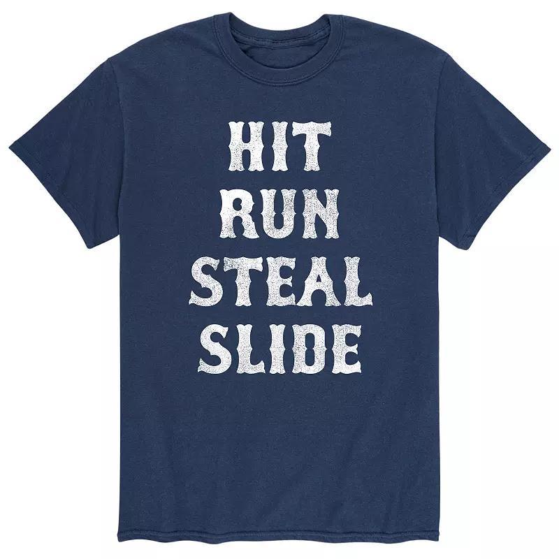 Men's Hit Run Steal Slide Tee,  Product Image