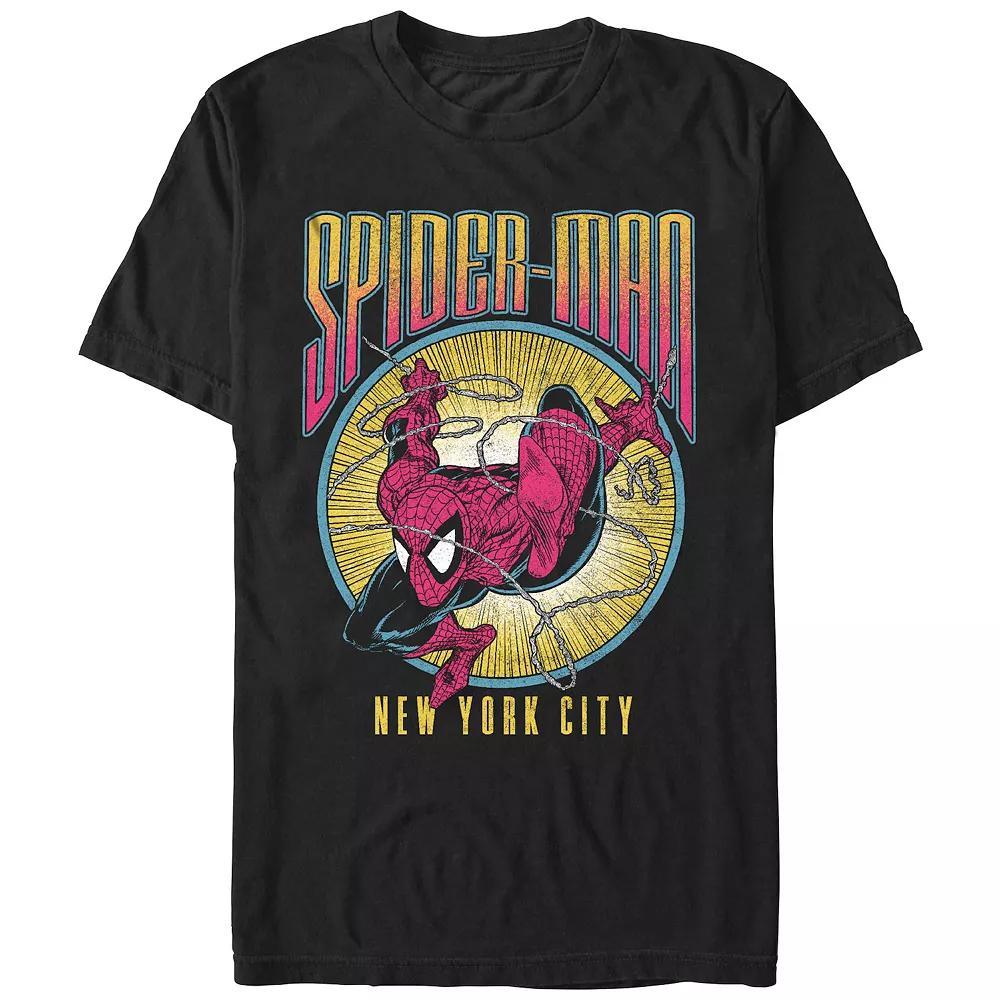Men's Spider-Man New York City Graphic Tee,  Product Image
