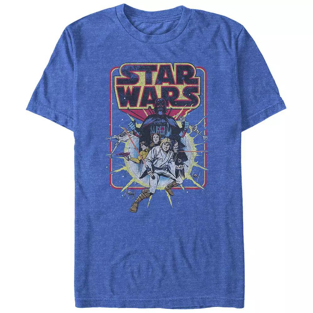 Big & Tall Star Wars Old School Poster Graphic Tee, Men's,  Product Image