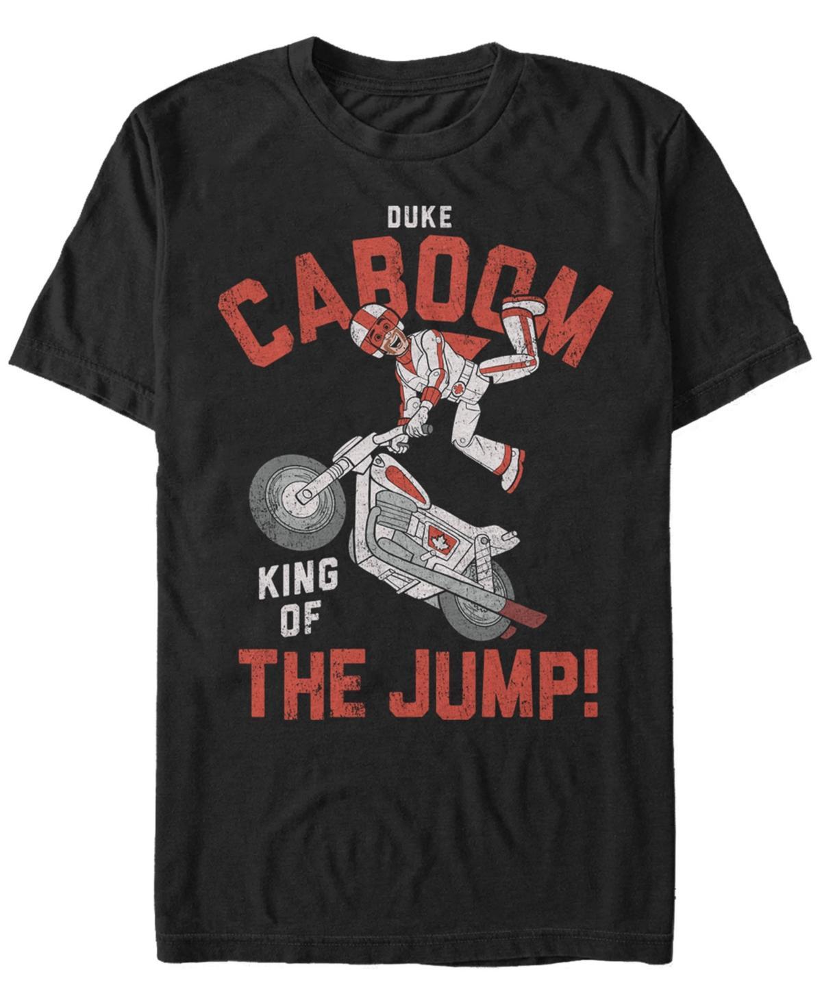 Disney / Pixar's Toy Story Duke Caboom Men's King Of The Jump Tee, Size: Large, Black Product Image