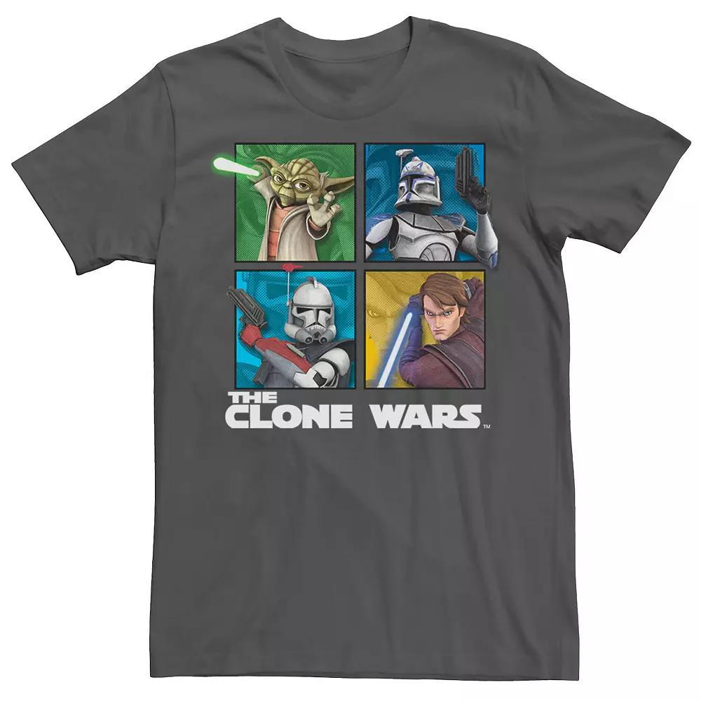 Men&#x27;s Star Wars: The Clone Wars Group Shot Box Up Tee,  Product Image