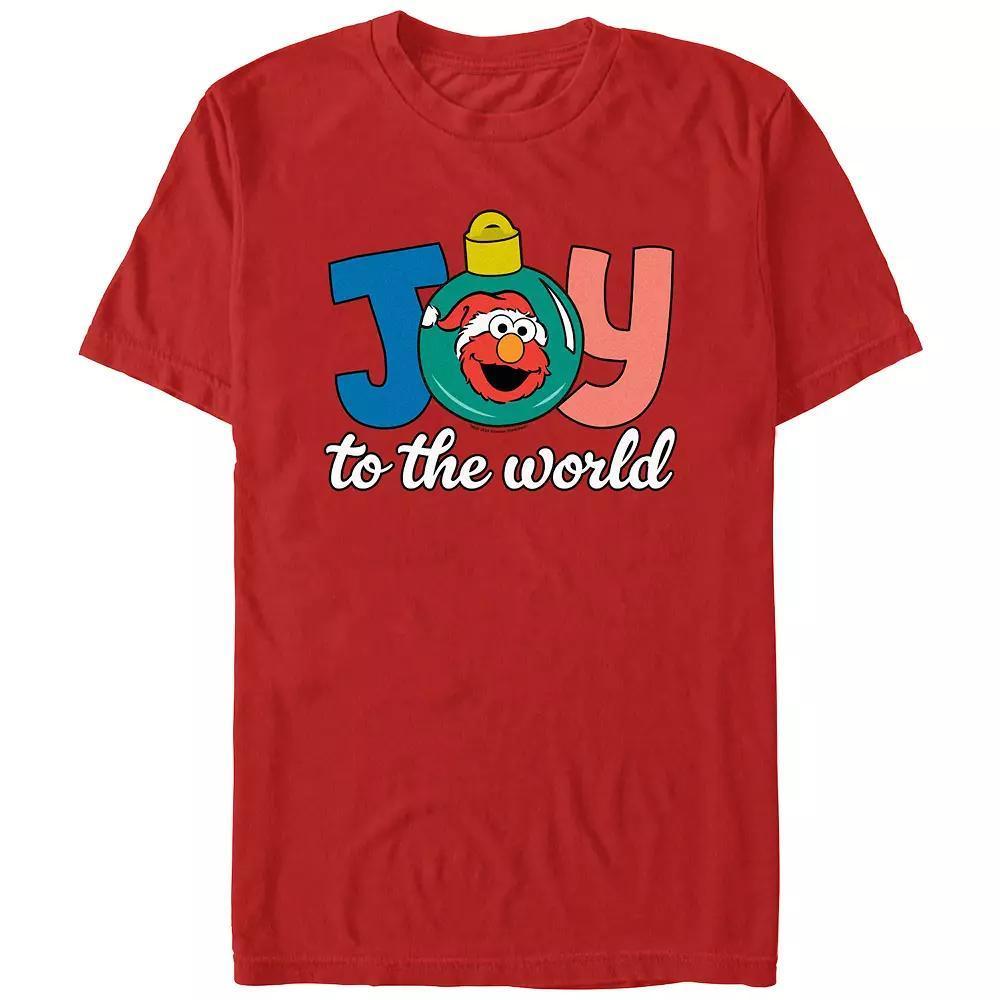 Men's Sesame Street Elmo Joy To The World Graphic Tee,  Product Image
