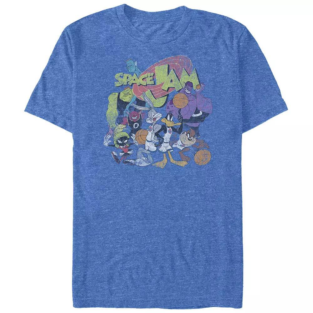 Big & Tall Space Jam Friends And Foes Poster Graphic Tee, Men's,  Product Image