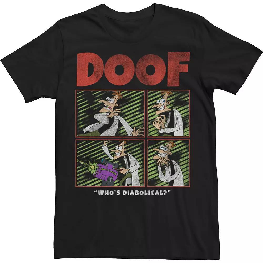 Disney's Phineas And Ferb Men's DOOF Box Up Tee,  Product Image