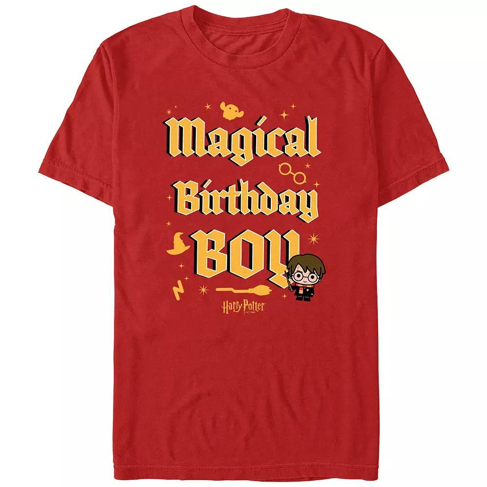 Men's Harry Potter Magical Birthday Boy Graphic Tee,  Product Image