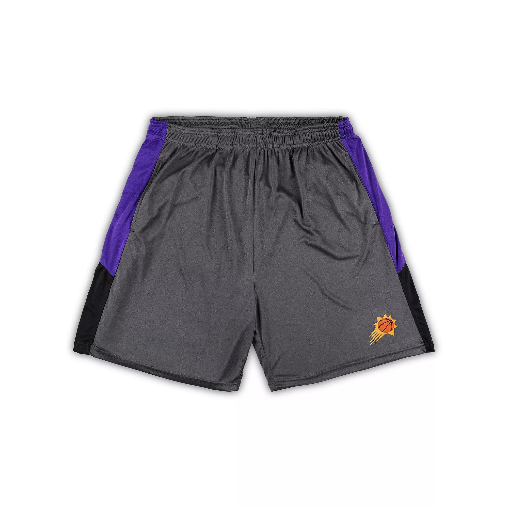 Men's Fanatics Branded Gray Phoenix Suns Big & Tall Shorts,  Product Image